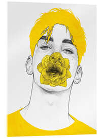 Acrylglasbild Enchanted - Yellow Series