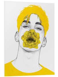 Hartschaumbild Enchanted - Yellow Series