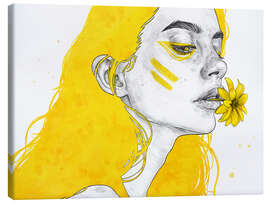 Leinwandbild Nostalgia - Yellow Series - Tomasz Mro