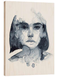 Holzbild Payne's Grey I - Tomasz Mro