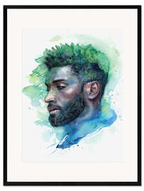 Gerahmter Kunstdruck Ocean Waves