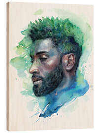 Holzbild Ocean Waves