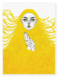 Wandbild Spectre - Yellow Series - Tomasz Mro