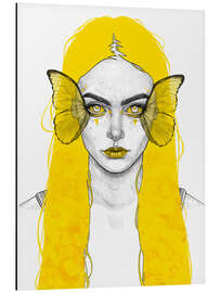 Aluminium print Yellow Butterfly - Yellow Series - Tomasz Mro