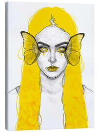 Leinwandbild Yellow Butterfly - Yellow Series - Tomasz Mro