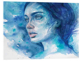 Acrylglasbild Turquoise Study