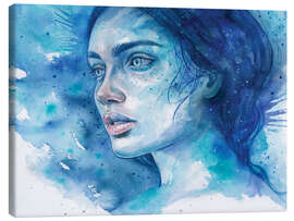 Leinwandbild Turquoise Study