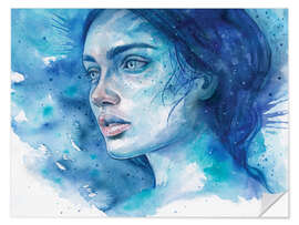 Wandsticker Turquoise Study