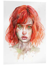 Stampa su vetro acrilico Rouge - Tomasz Mro