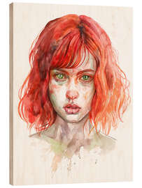 Holzbild Rouge - Tomasz Mro