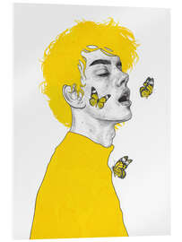 Acrylglasbild Lost and Found - Yellow Series - Tomasz Mro