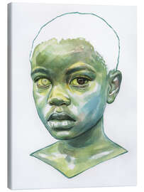 Leinwandbild Green Study Art - Tomasz Mro