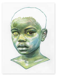 Wandbild Green Study Art - Tomasz Mro