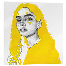 Acrylglasbild Dazzled - Yellow Series - Tomasz Mro