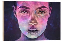 Holzbild Cosmic Child - Tomasz Mro