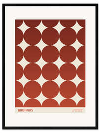 Gerahmter Kunstdruck Sunset Geometry