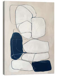 Leinwandbild Weiche Formstudie