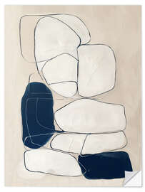 Wandsticker Weiche Formstudie