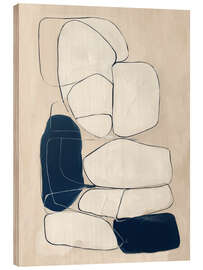 Holzbild Weiche Formstudie