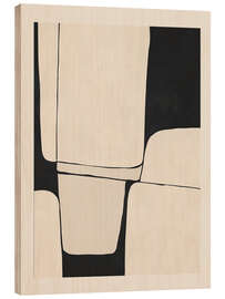 Holzbild Weiche Formen im Gleichgewicht II