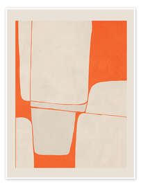 Poster Weiche Formen im Gleichgewicht I