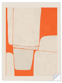 Wandsticker Weiche Formen im Gleichgewicht I