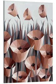 Alubild Terracotta Flowers - Maria Tuzhilkina