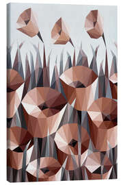 Leinwandbild Terracotta Flowers - Maria Tuzhilkina