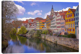Leinwandbild Altstadthäuser Tübingen - Patrick Lohmüller