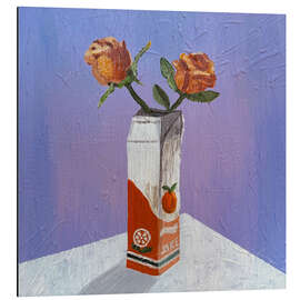 Magnettafel Orange Rosen