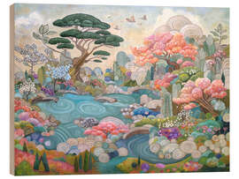 Holzbild Big Calm - Ángeles M. Pomata