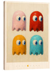 Holzbild Retro Arcade Spirits - artill
