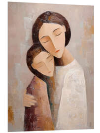 Hartschaumbild Zusammen im Frieden