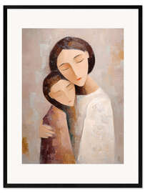 Gerahmter Kunstdruck Zusammen im Frieden