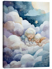 Leinwandbild Über den Wolken