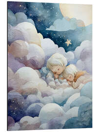 Magnettafel Über den Wolken