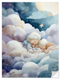 Wandsticker Über den Wolken