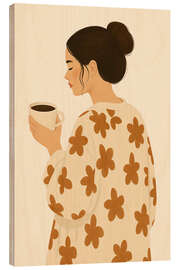 Holzbild Guten Morgen