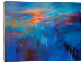 Holzbild Flow - Annette Schmucker