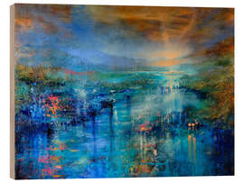 Holzbild Im Hier und Jetzt - Annette Schmucker