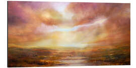 Alubild Weites, weites Land im Sonnenlicht