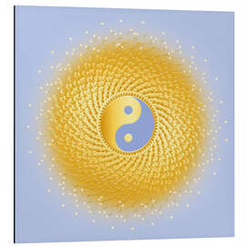 Alubild Yin und Yang - Serie Golden Spirit Light