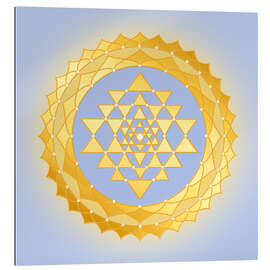 Gallery Print Shri Yantra - Serie Golden Spirit Light