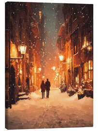 Leinwandbild Hand in Hand