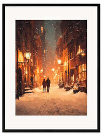 Gerahmter Kunstdruck Hand in Hand