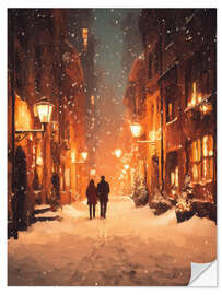 Wandsticker Hand in Hand