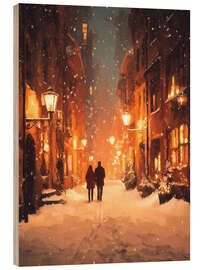 Holzbild Hand in Hand