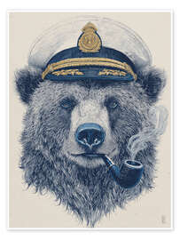 Wandbild Kapitän Bär - artill