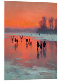 Acrylglasbild Abendlicht