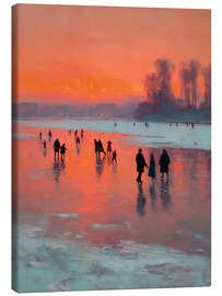 Leinwandbild Abendlicht